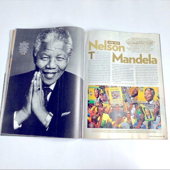 4/$10 PEOPLE MAGAZINE NELSON MANDELA BARBARA WALTERS Issue DECEMBER 23, 2013 NEW - Picture 4 of 15